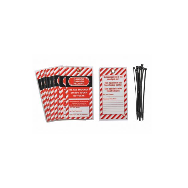 Pack de 10 etiquetas \"Não Tocar\". FR/GB/ES.