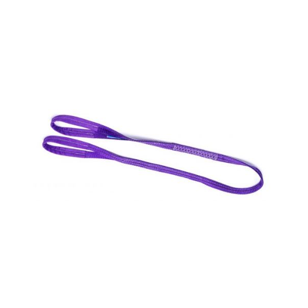Cinta de elevação plana, com alças. 1 mts / 1 Ton.