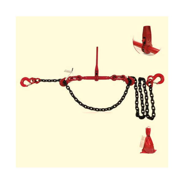 Sistema de amarração de carga por corrente, 4 TN, 5 metros.