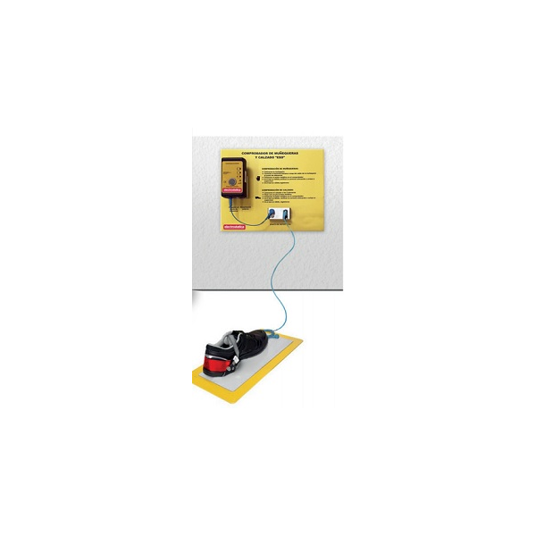Máquina para testes electroestáticos (ESD) a calçado.
