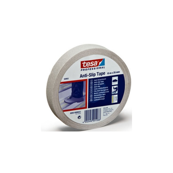 Fita anti-derrapante TESA de cor transparente 15mtsx25mm