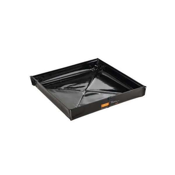 Bacia de retenção dobrável, 80x80x12 cm. Cap. 76 lt.