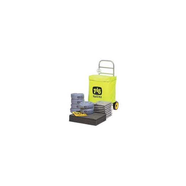 Kit anti derrame New Pig, com trolley, cap. 58,30lts.