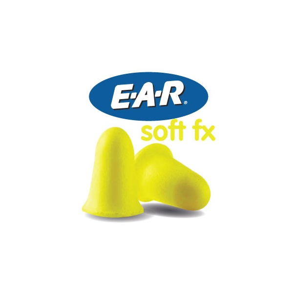 Tampões s/fio auditivos descartaveis 3M E-A-Rsoft™ FX (bolsa