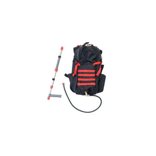Mochila extintor de 25 lts, combate a incêndios florestais.