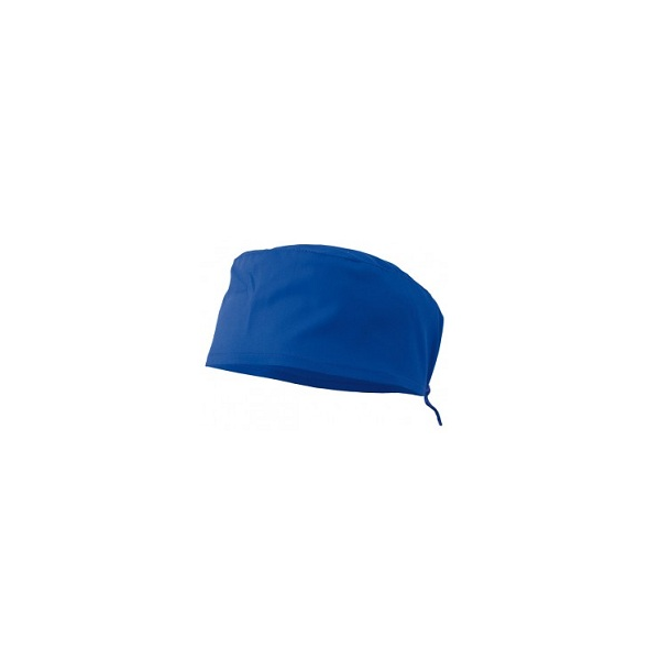 Gorro hospitalar com fitas Sarja. 65% poliéster/35% algodão