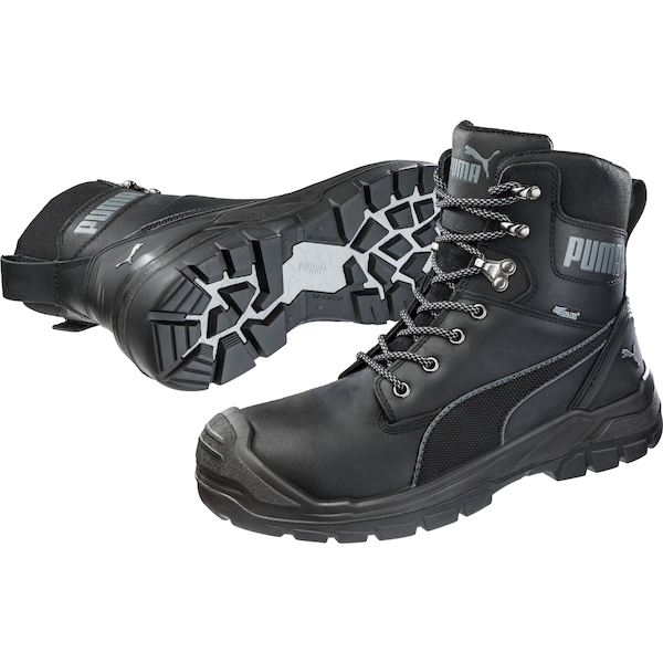 Bota Puma Conquest Black CTX HIGH S3, WR, CI, HI, HRO, SRC.