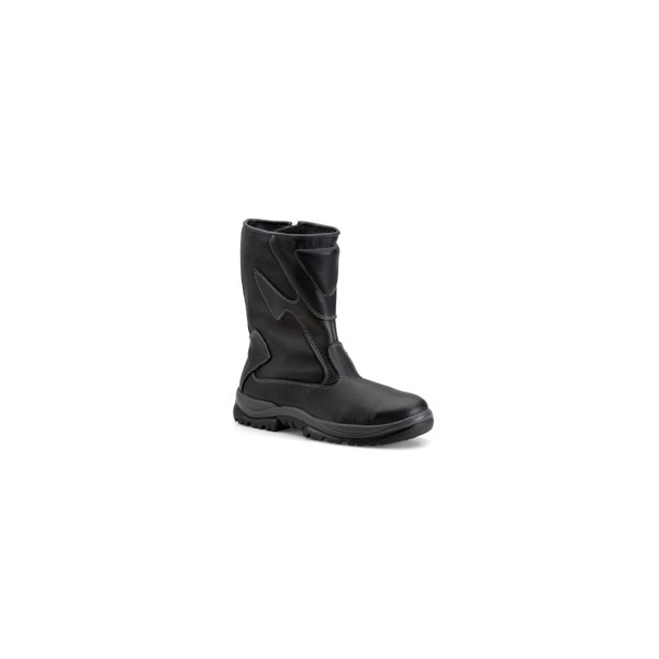 Bota Grand ABOUTBLU alta em pele c/pelo no interio,cor preto