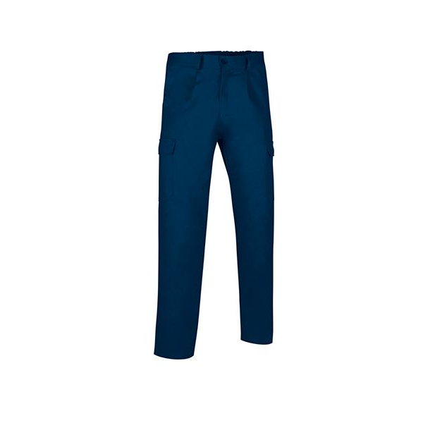 Calça multibolsos Miller, 65% poliéster, 35% algodão.200g/m2