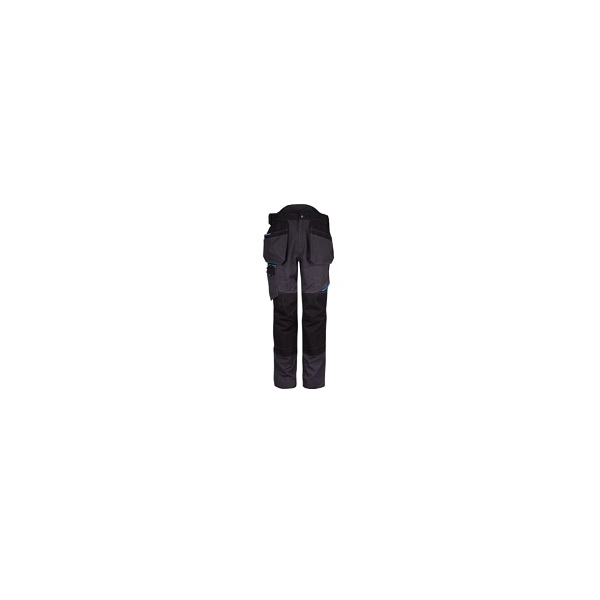Calça c/ bolsos tipo coldre, 65% pol/35% alg. 280g/m2.