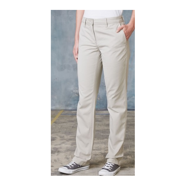 Calça Chino de Senhora, 100% Alg.aveludado, disp.div.cores