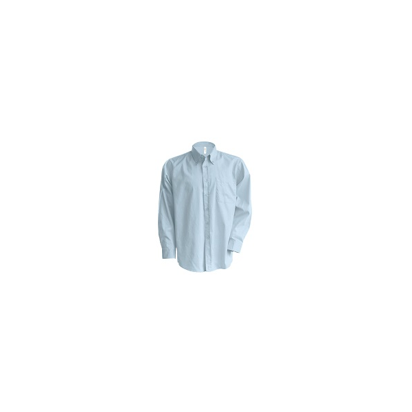 Camisa m/ comprida em Oxford, 70% alg./30% poli. 135g/m2.