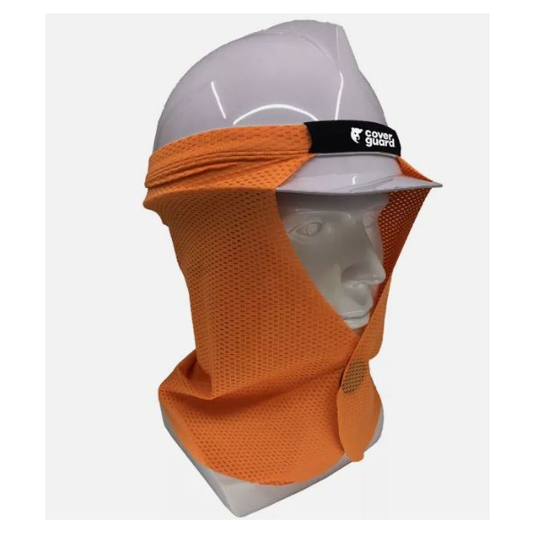 Cobre-nucas para boné e capacete, contra stress térmico.