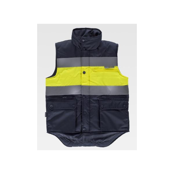 Colete multibolsos AV acolchoado, 100% poliéster.