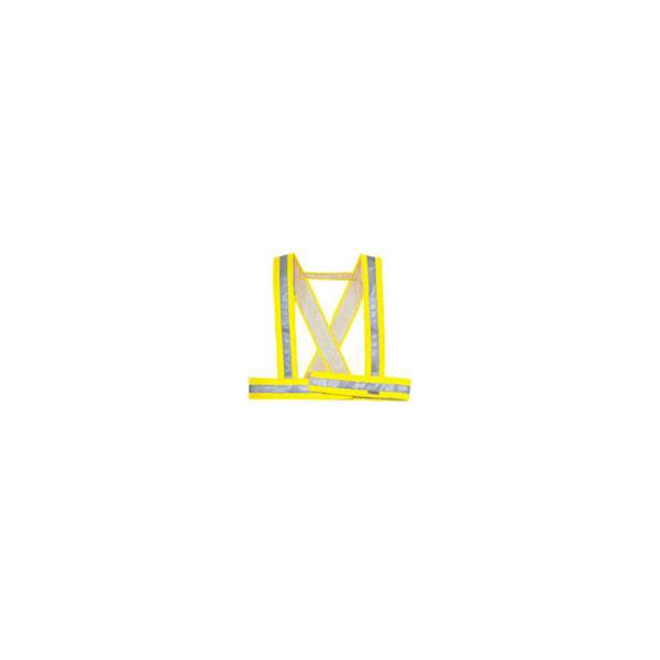Colete reflector em X tipo suspensorios, cert. p/EN 471 (1,2