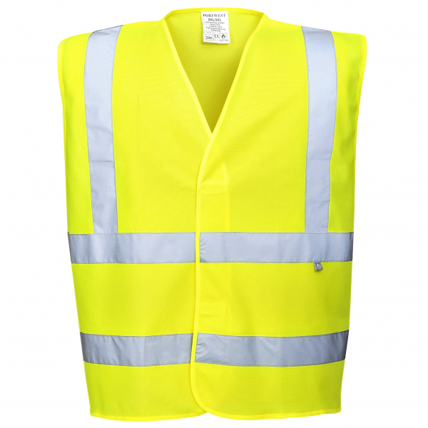Colete reflector Ignifugo e Anti-Estatico Amarelo,Alta Vis.