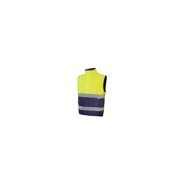 Colete acolchoado bicolor de A.V. Impermeável 100% poliéster