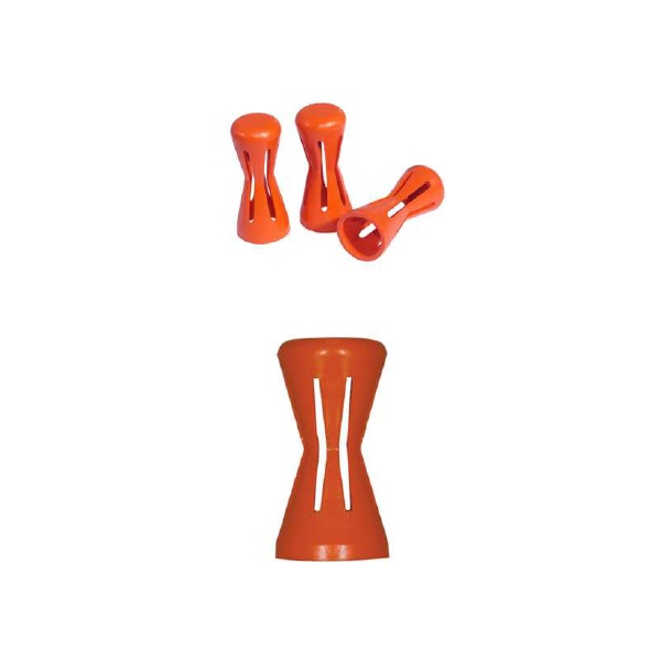Cogumelo de protecçao p/verguinhas tipo mola 14-28 cms, unid