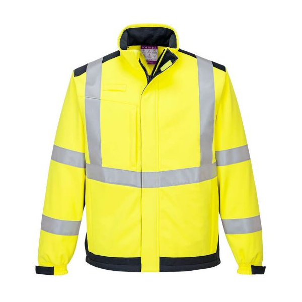 Softshell de 3 camadas em AV, multinormas. 350 g/m2.