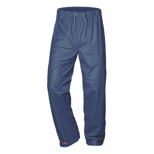 Calça Azul Marinho impermeável, em PU. 190g/m2.