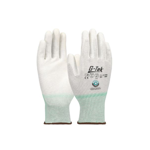 Luva G-Tek 3RX, revestida a PU, antiestática.