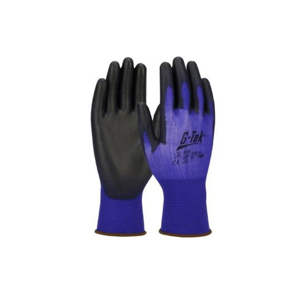 Luva PIP G-Tek 33-E118, ultrafina, revestida a PU.