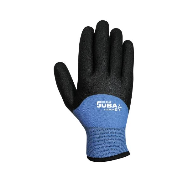 Luva em nylon, revestida a 3/4 a PVC. Proteção para frio.