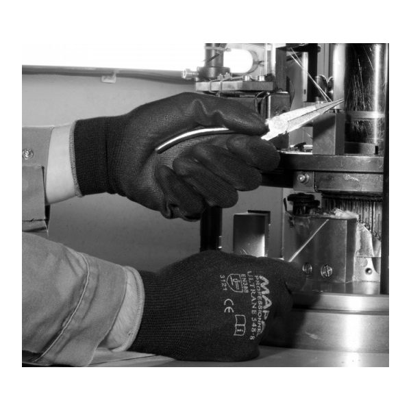 Luva MAPA Ultrane Lite ref. 548 cor preto, nylon/poliuretano