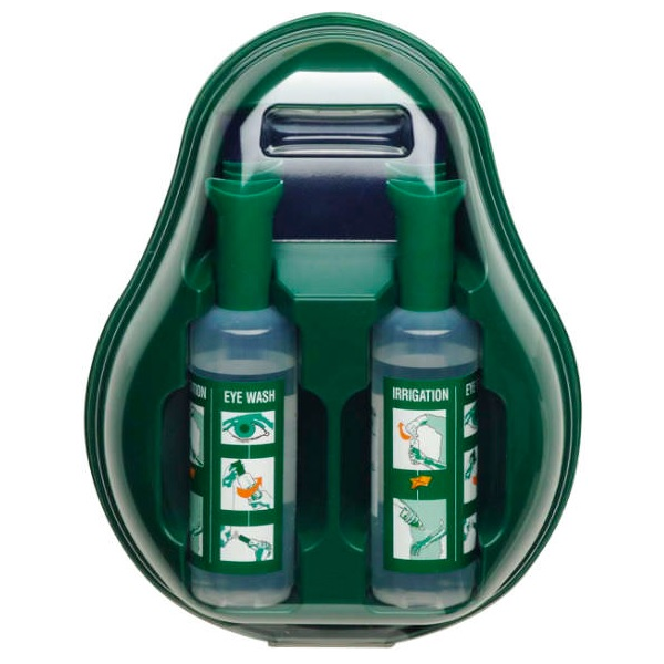 Kit Lava-Olhos com 2 garrafas soluçao salina e Espelho