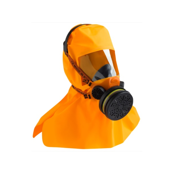Equipamento de Evacuação com máscara acoplada e filtro P3