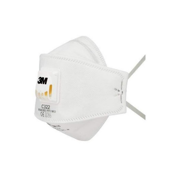 Mascara descartável 3M C322, FFP2 NR D c/ valvula