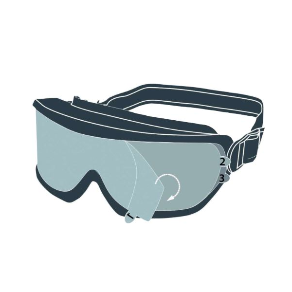 Conjunto Delta Plus de 3 filmes de proteção de óculos. CX 10