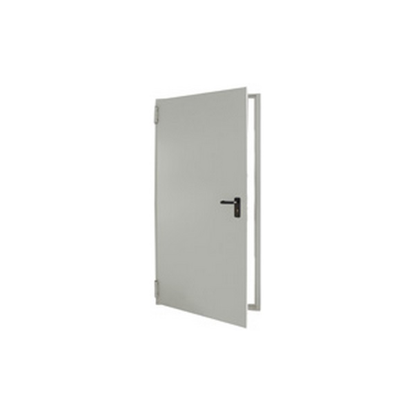Porta Corta Fogo de uma folha aço galvanizado EI60