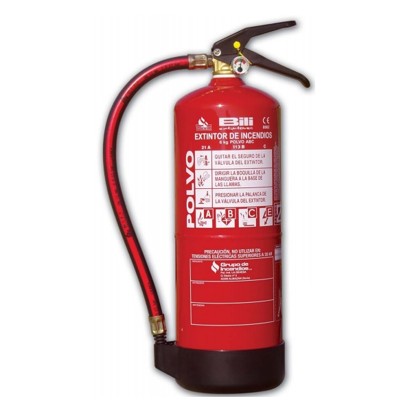 Extintor Pó ABC 80 c/ 6 Kg, eficacia 34 A- 233 B- C