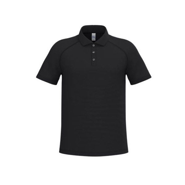 Pólo desportivo, m/ curta, 100% poliéster, 130 g/m2.