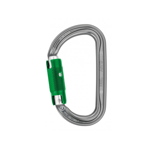 Mosquetão PETZL M34A PL Am’D PIN-LOCK. Abert: 25mm.