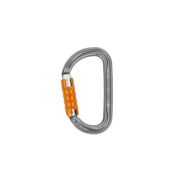Mosquetão em alumínio Petzl Am´D Triact-Lock. Abe: 24mm.
