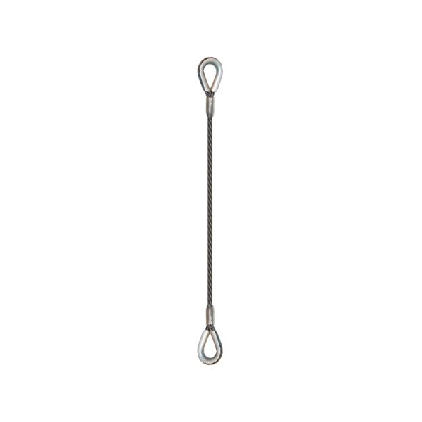 Estropo cabo aço Ø 10mm 6x19M-CF GB 1960 SZ SL com 1mt.