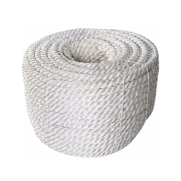 Cabo Torcido em NYLON 3 cordões, diam. 10mm. Rolo de 220 mt.