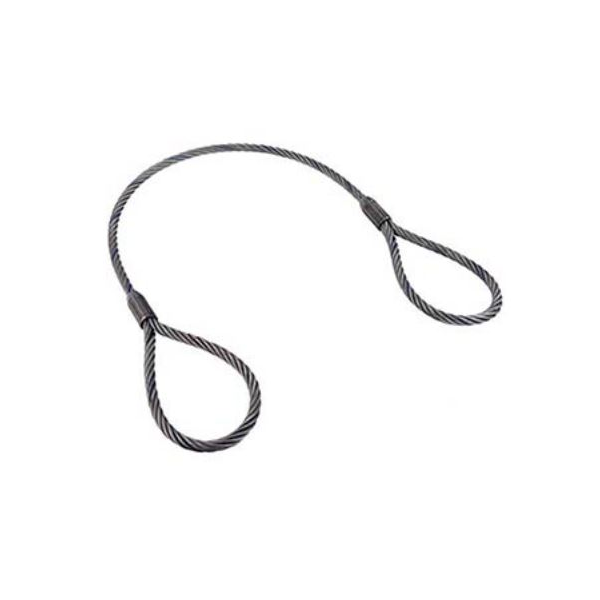 Estropo cabo aço Ø 12 mm,  6x19M-CF GB 1960 SZ SL. 2 MTS