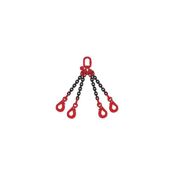 Sistema de elevação/ pulpo, 4 ramais. 2 MTS x 4,25 TN.