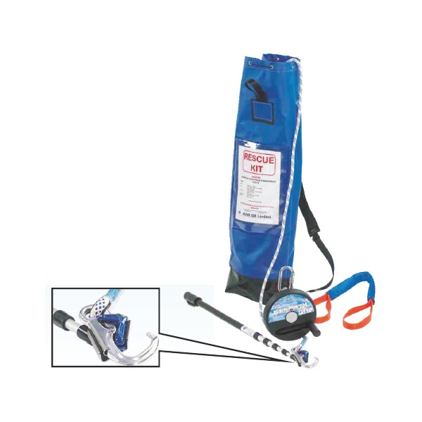 Kit de resgate com 80 mts Rescue Kit completo