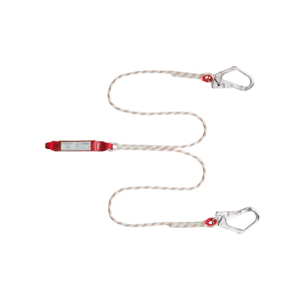 Amortecedor de quedas em Y com 1.5mts e mosquetões de 55mm
