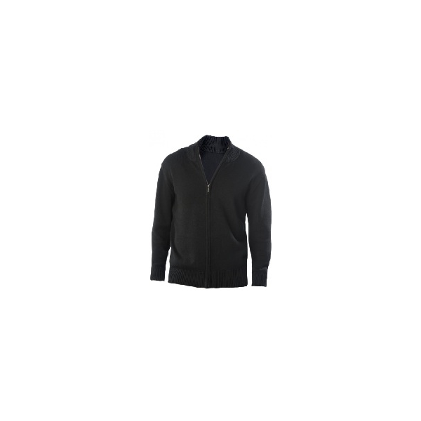 Casaco de malha 100% algodão, gola subida 425 g/m²