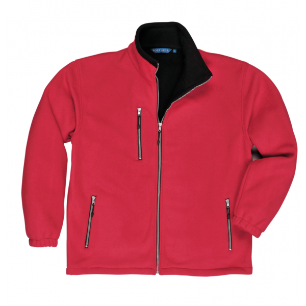 Casaco em malha polar reversivel City polar de dupla face