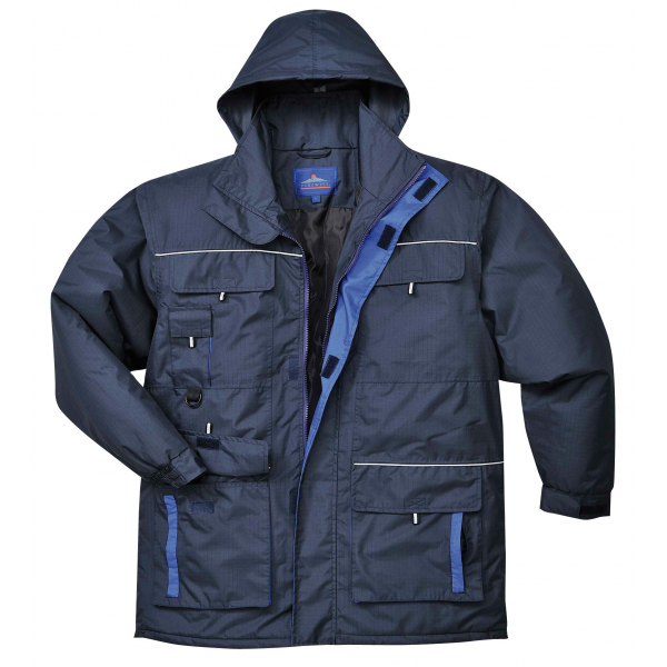 Parka ripstop linha Texo (tipo Mach) com cor contraste