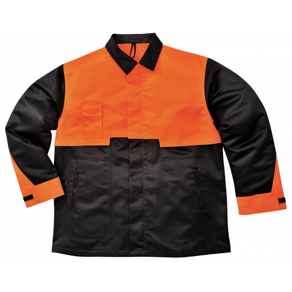 Casaco Oak de Protecção Florestal Preto/Laranja