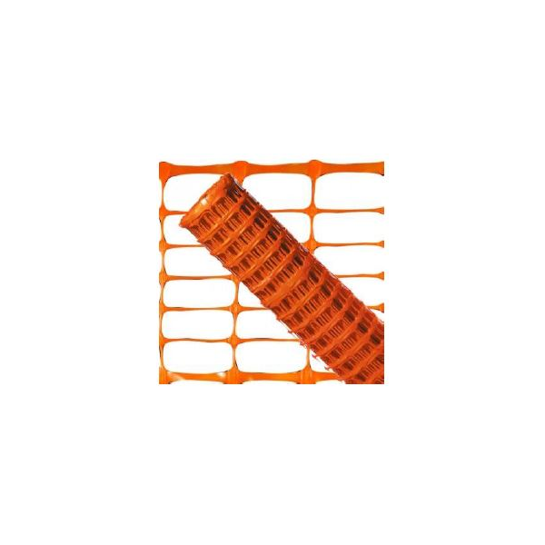 Rede de sinalização laranja, 100 g/m². Rolo de 1 x 50 mts.