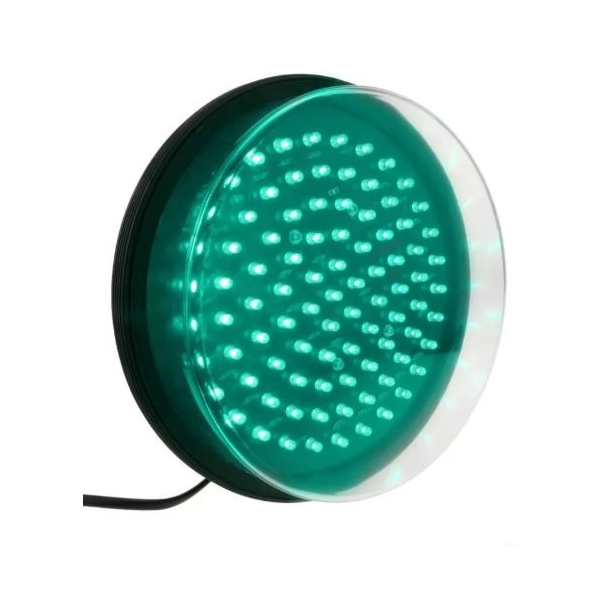 Ótica Led Verde de 200mm, para semáforos Sisas.