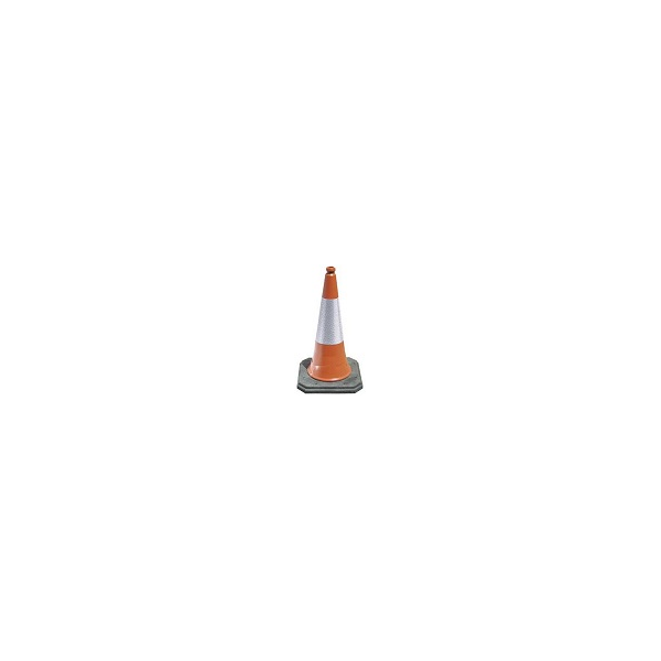 Cone Sinalização flexivel em PVC Reflectorizado 100cm